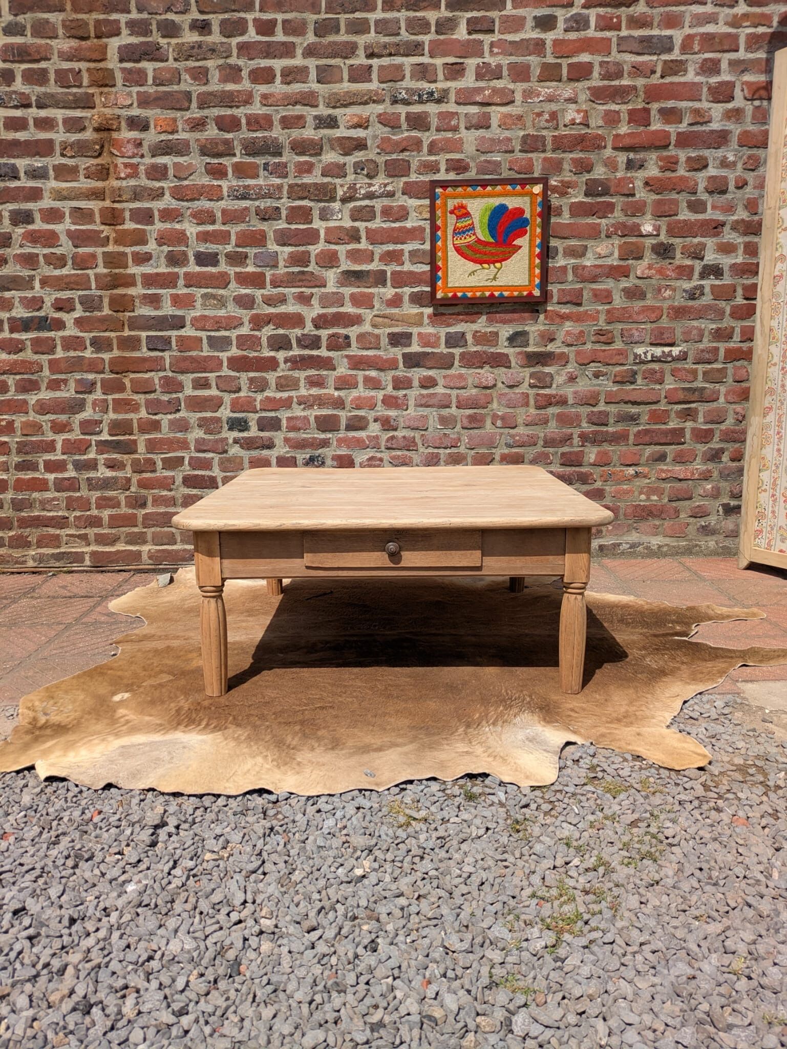 Table basse carré