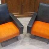 Paire de fauteuils vintage