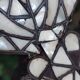 Antique folding oriental chair with mother-of-pearl inlays
