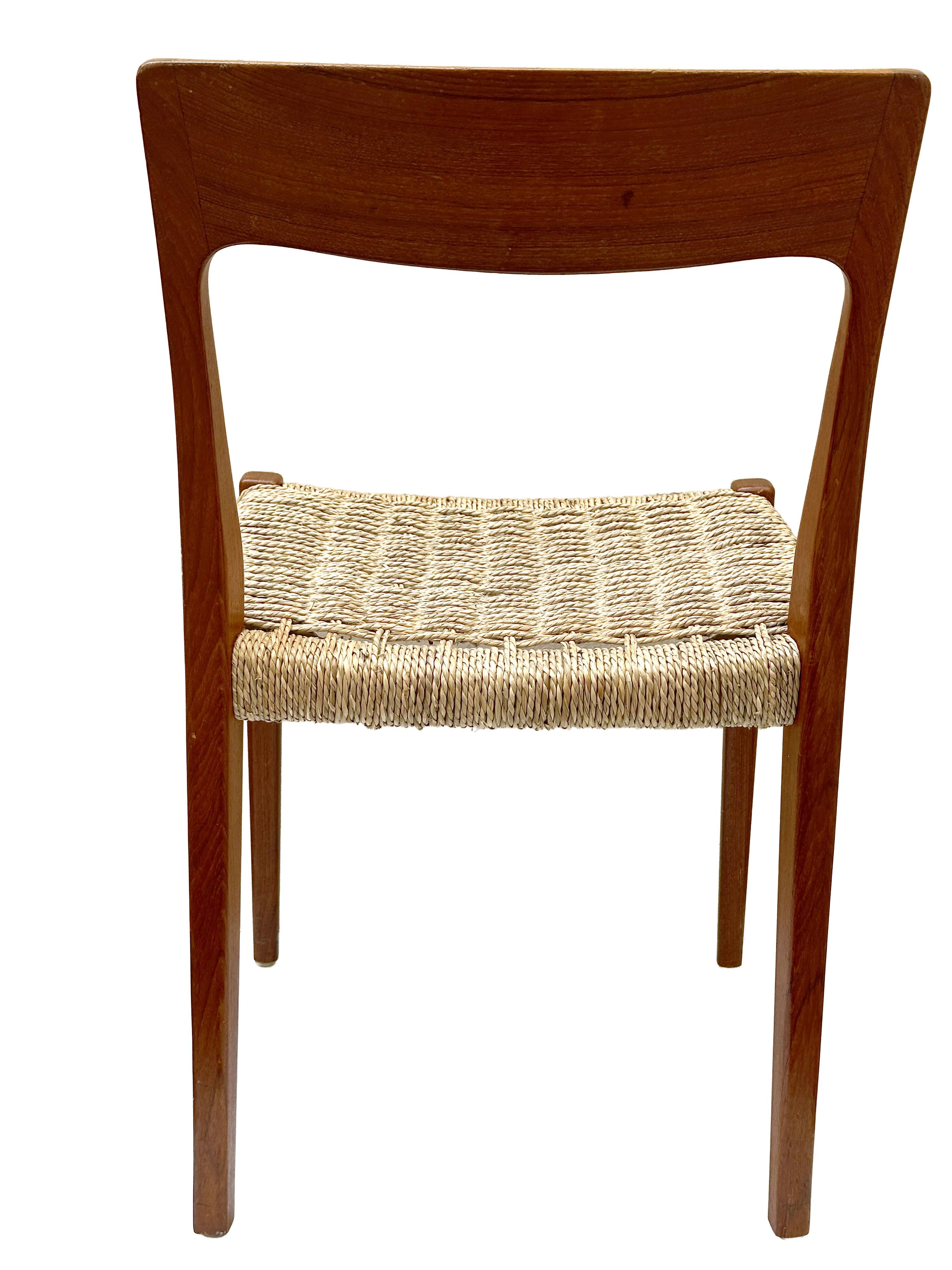 One Niels Moller Model 77 Chair 1960 Danish