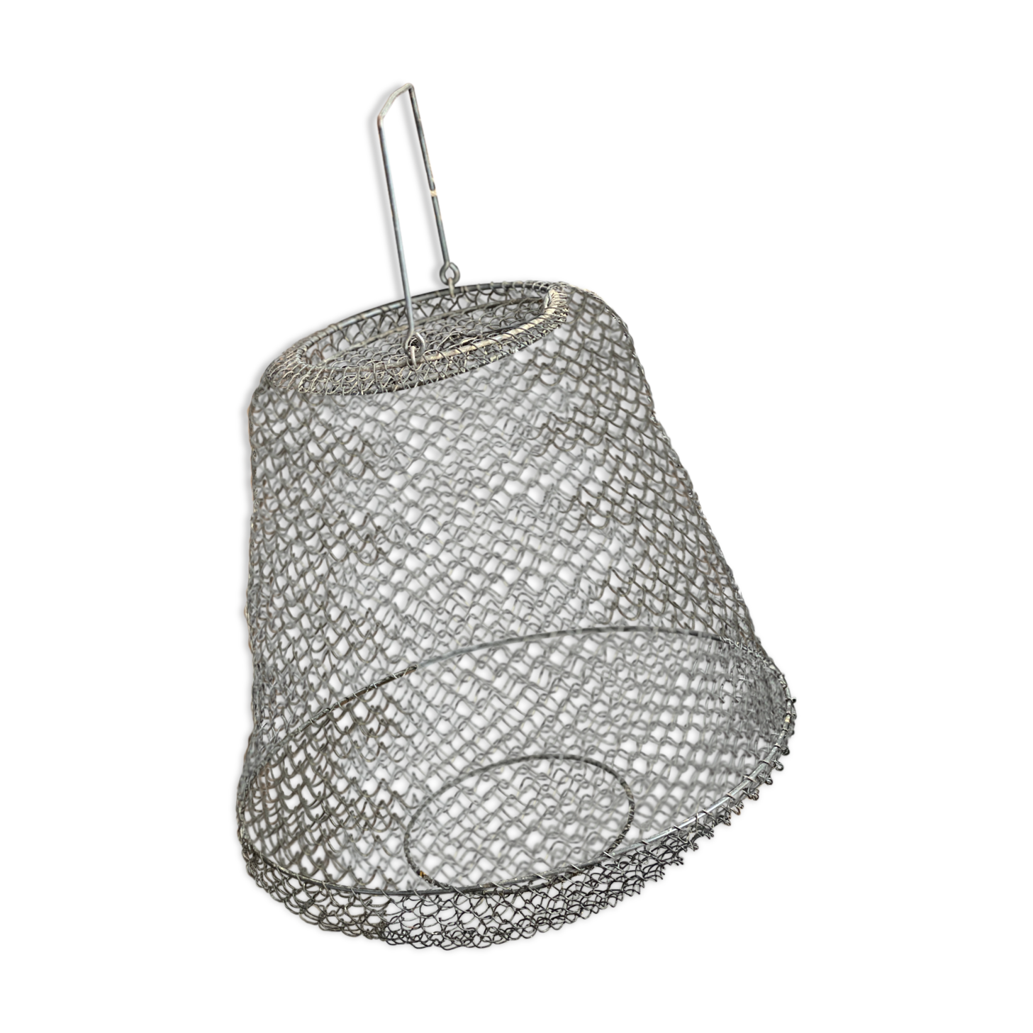 Old vintage fish basket
