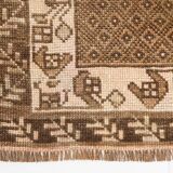 Brown & beige classic vintage rug