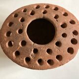 Terracotta farm vase pique flower XXL Folk Art 19th