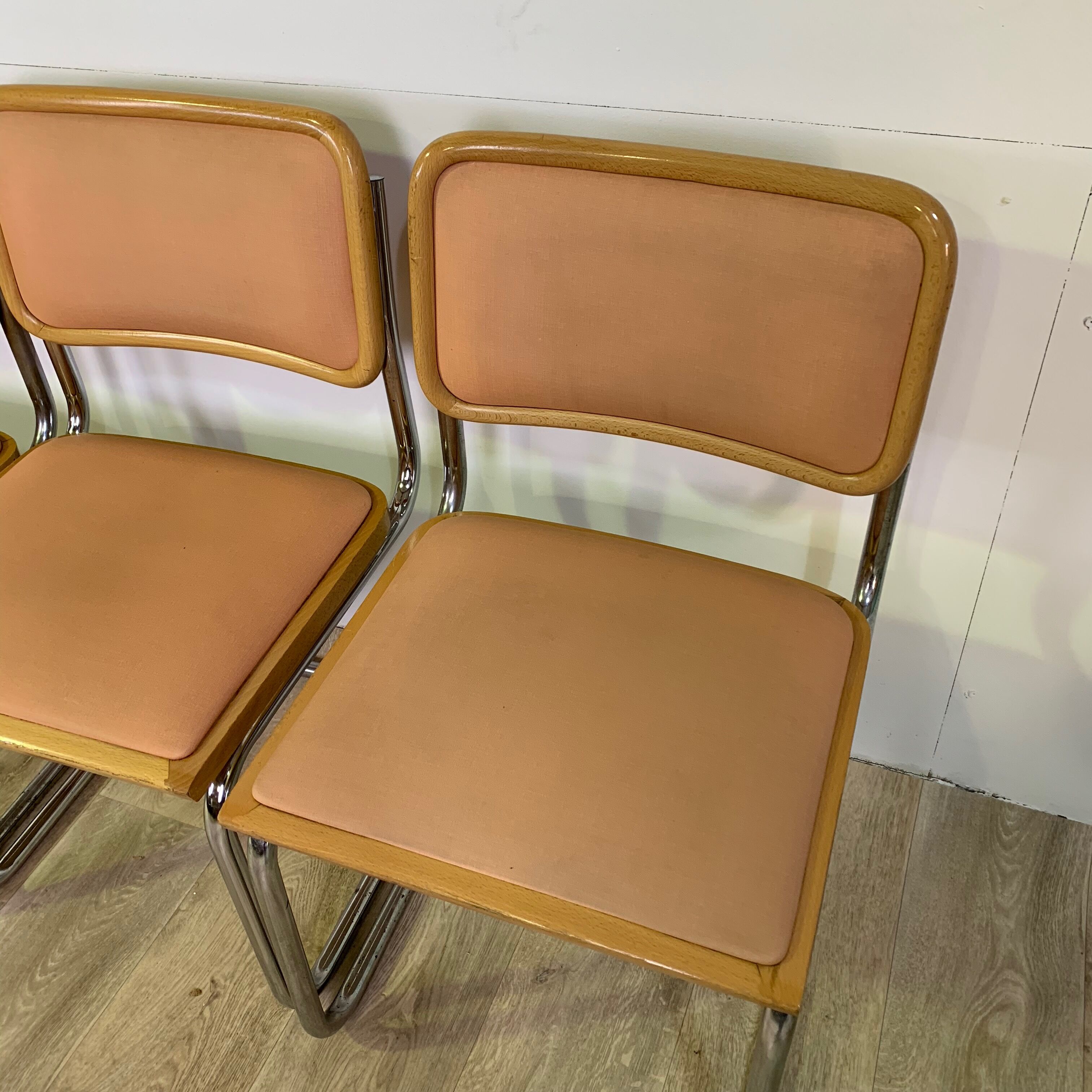 Lot of 4 chairs Cesca by Marcel Breuer