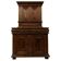 Cabinet buffet with two bodies in moulded walnut – Louis XIII period