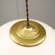 Italian Space Age Pendant in Brass and Acrylic Glass, 1970s