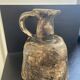 Brutalist brown terracotta pitcher vase