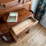 Old cloakroom in solid oak