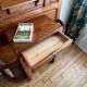 Old cloakroom in solid oak