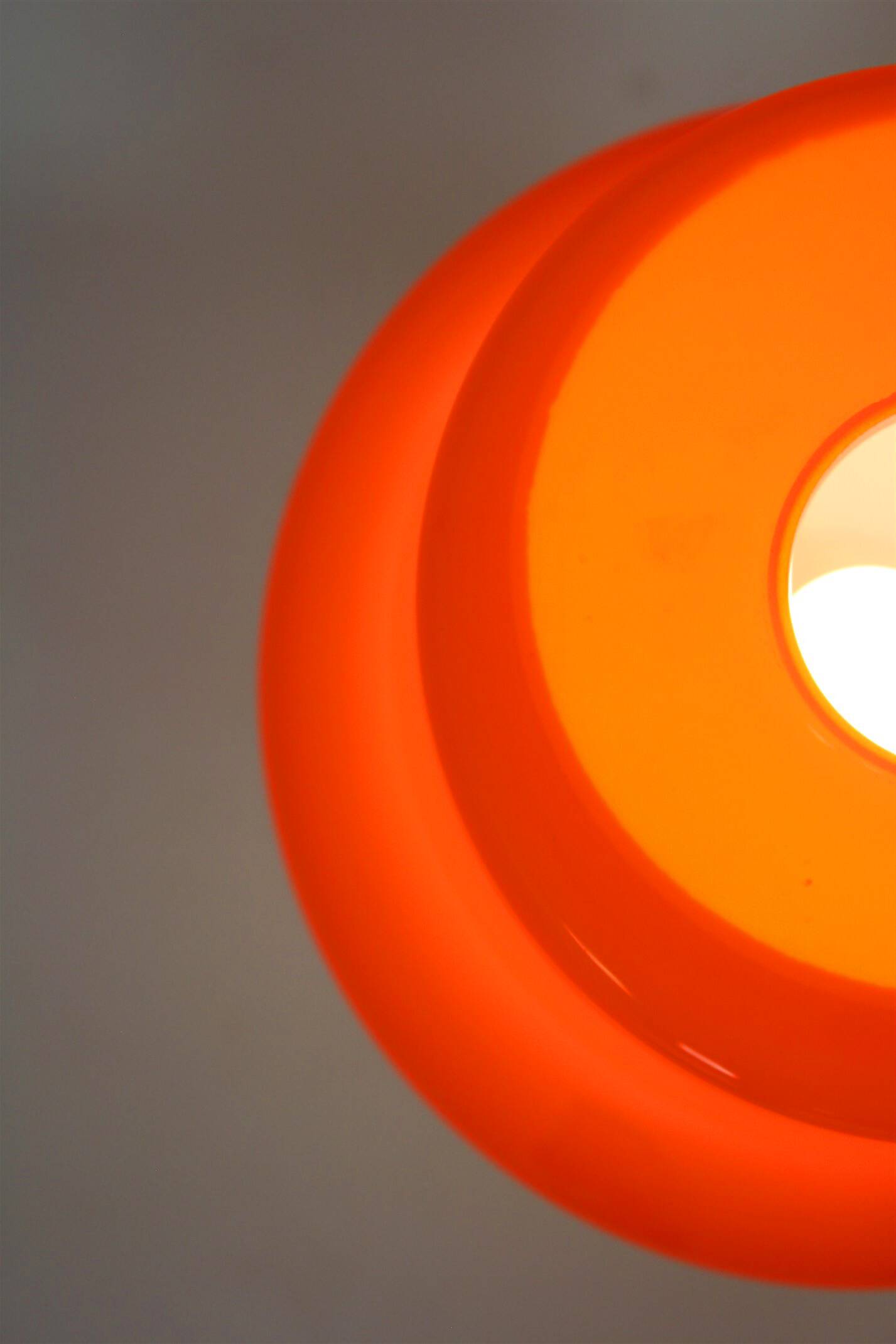 Vintage Glass Table Lamp from Lighting Glass, 1970s