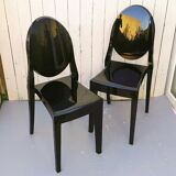 Pair of chairs Victoria Ghost kartell design PH. Starck