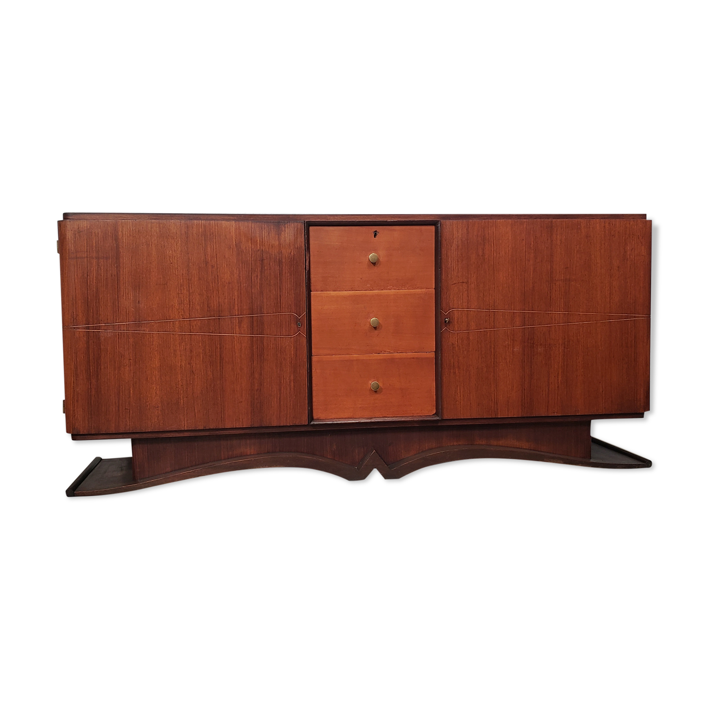 Enfilade art deco in vintage rosewood