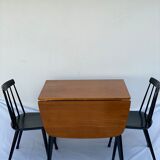 Salle à manger en teck avec 2 chaises danoises