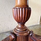 Pedestal table - In mahogany and mahogany veneer - Restoration Period (circa 1820-1830)