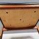 Danish Teak Footstool, Black Skai Leather, 1960s Spøttrup Design