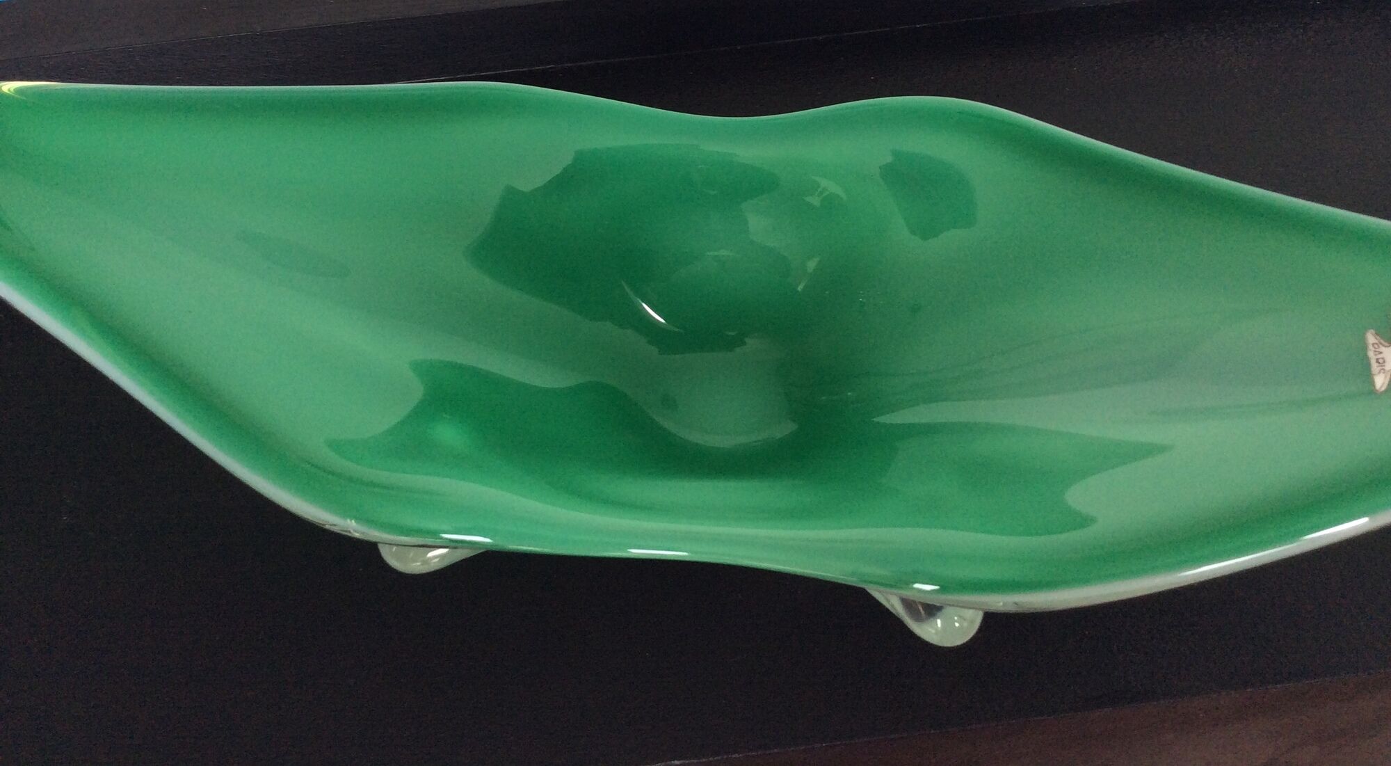 Empty pocket Pierre Schneider Paris in glass paste 70s