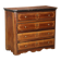 Commode ancienne en noyer 4 tiroirs Italie XVIIIe siècle