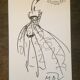 Christian Dior : illustration de mode de presse collection 1987-1988