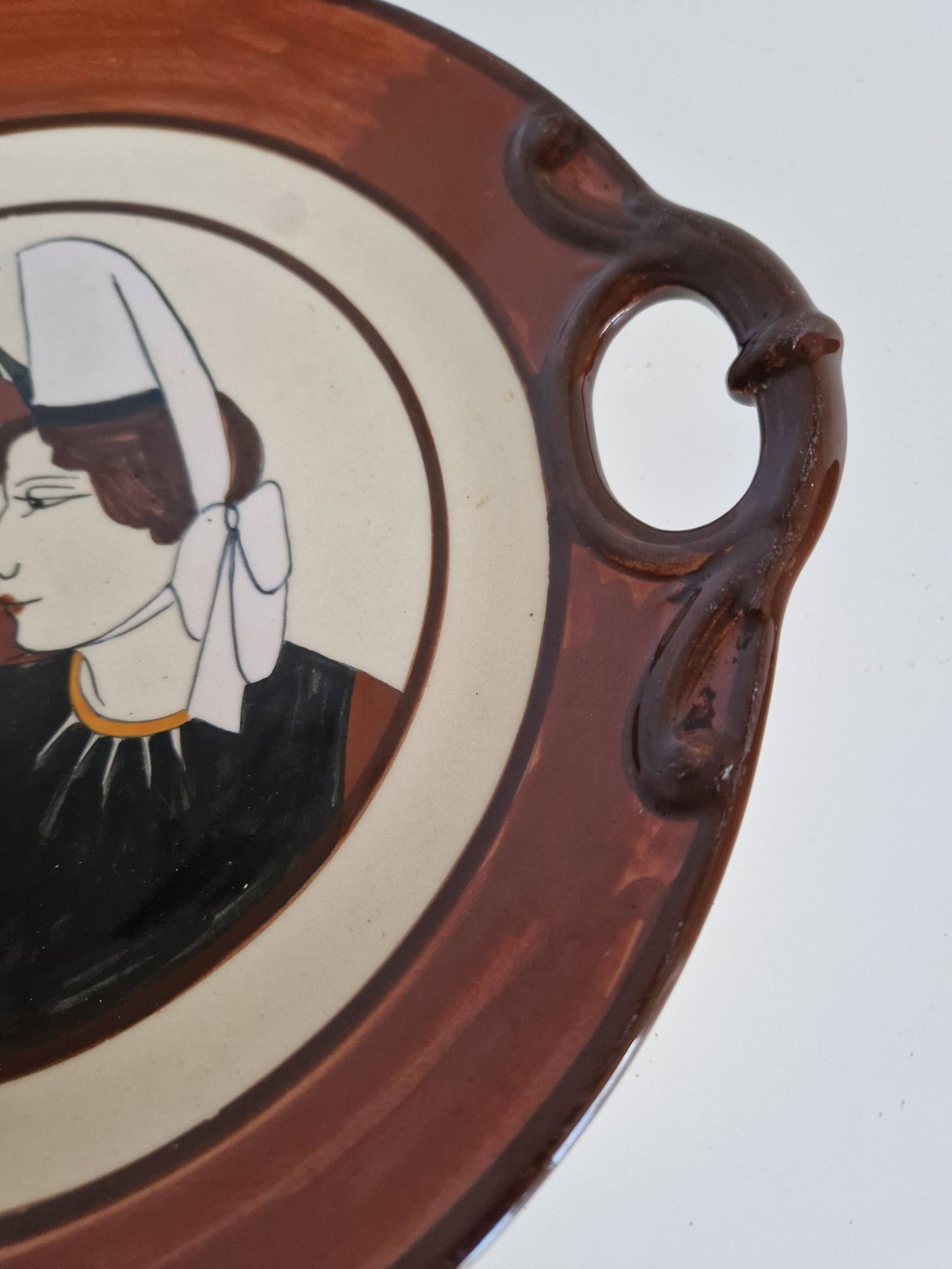 Plat HB Quimper "Couple breton"
