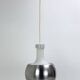Glass and aluminum pendant light, design Rolf Krüger for Staff Leuchten, P118