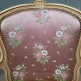 Louis XV style armchair in lacquered wood