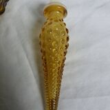 Carafe Empoli Italy Genie bottle in amber glass