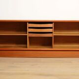 Vintage sideboard | 220 cm Dyrlund | 1960s | Tambour doors
