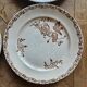 Flat plates, ironstone, poppies
