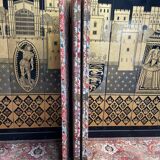 Screen in floral fabric 1960