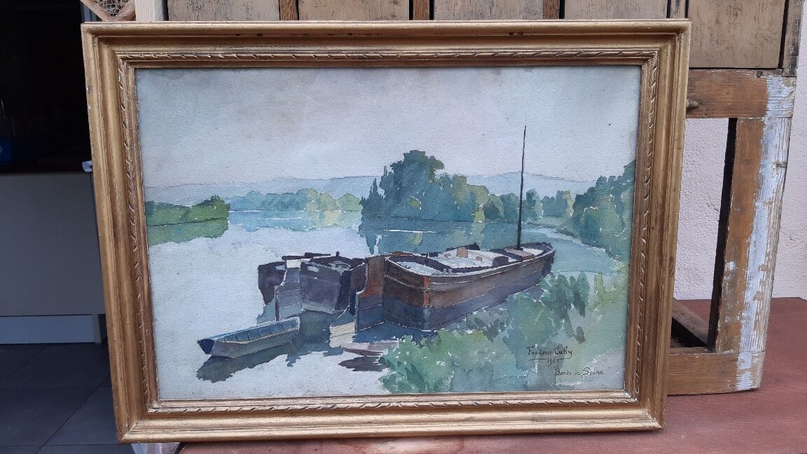 Banks of the Seine by Marcelle Fondeur-Cuby 1929