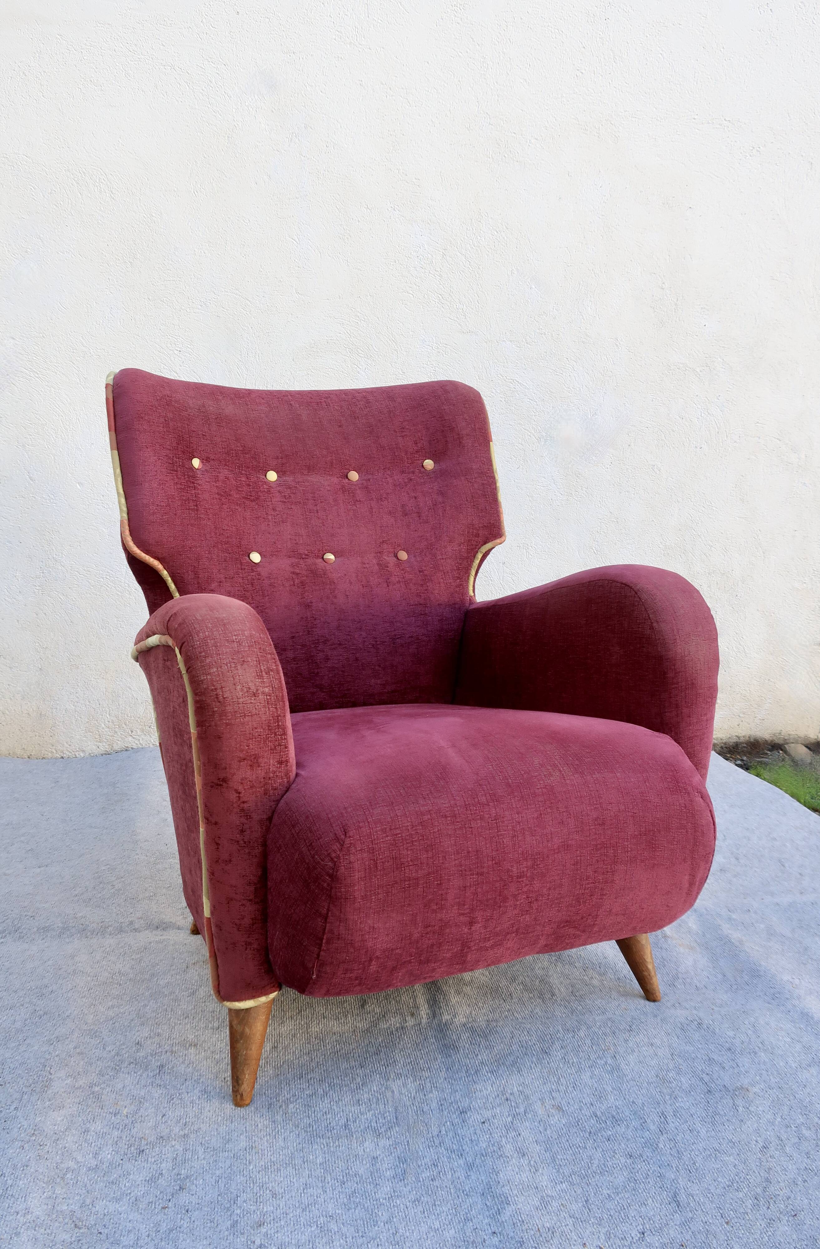 "Calysse" armchair Design by Henri Caillon for Erton, France, 1956