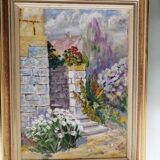 Oil on canvas 1960 "A Summer in the South" signed and dated