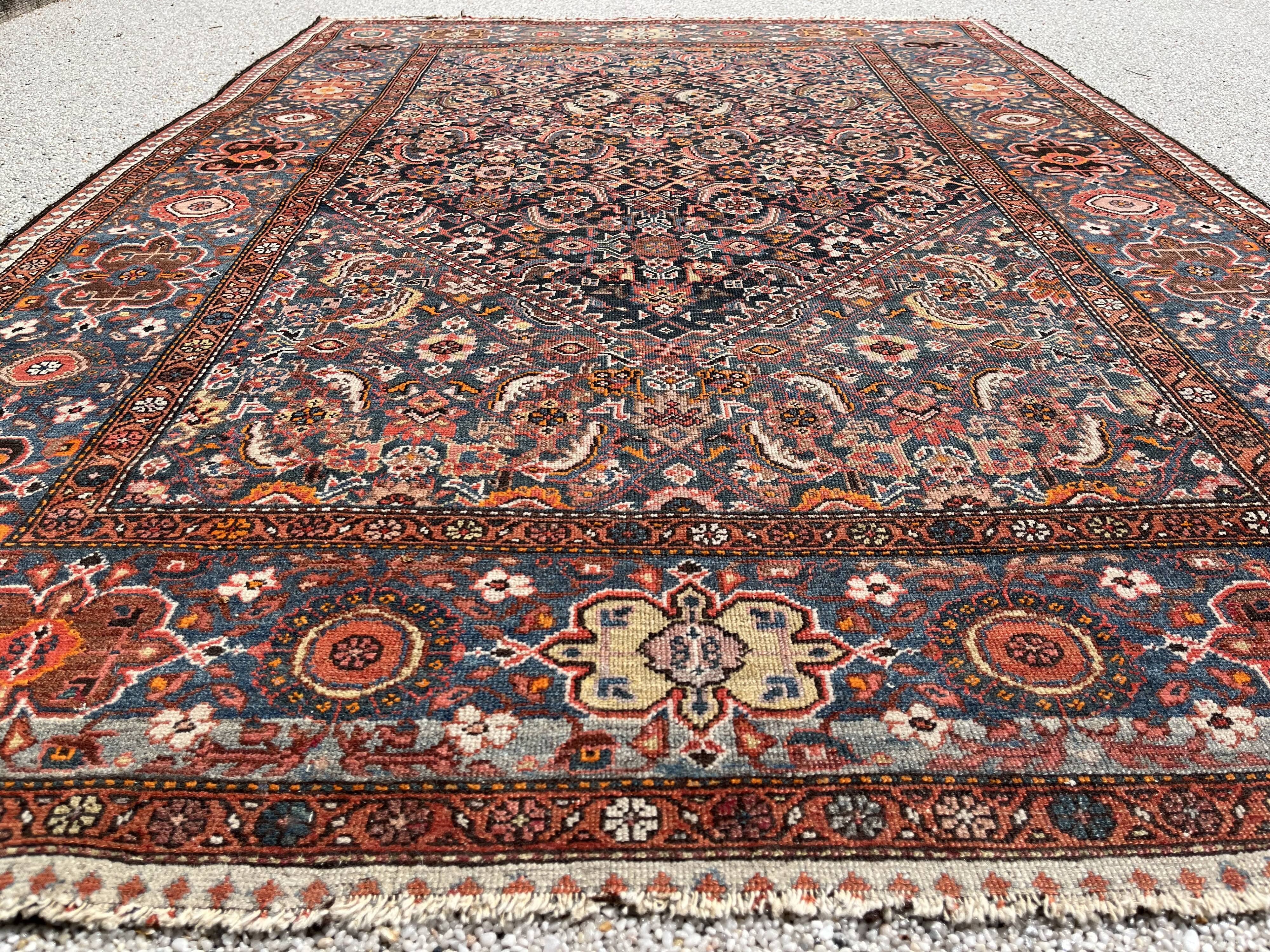 Antique Persian carpet Bakhtiari