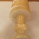 Alabaster walking lamp