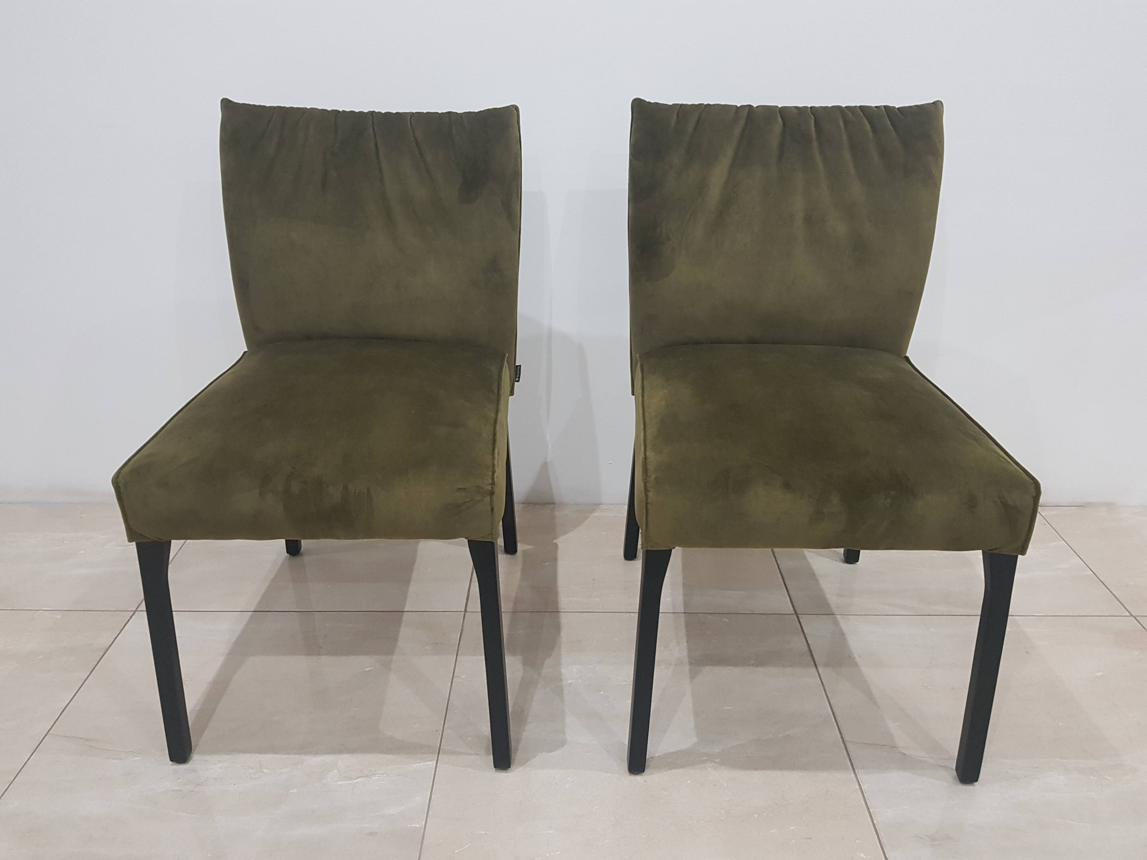 A pair of Musterring chairs, Germany, 1980s.