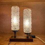 Lampe double vintage mid century