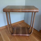 Art Deco curved wood console