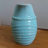 Pichet barbotine Poet Laval bleu clair