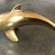 Dolphin vintage solid brass - animal collection brass 12,5 cm