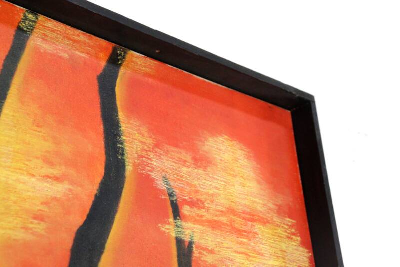 Painting 'Aftenrode' - mid century modern / 70's abstract