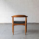 Chaise de bureau par Arne Wahl Iversen en bois d’orme, Danemark, années 1970