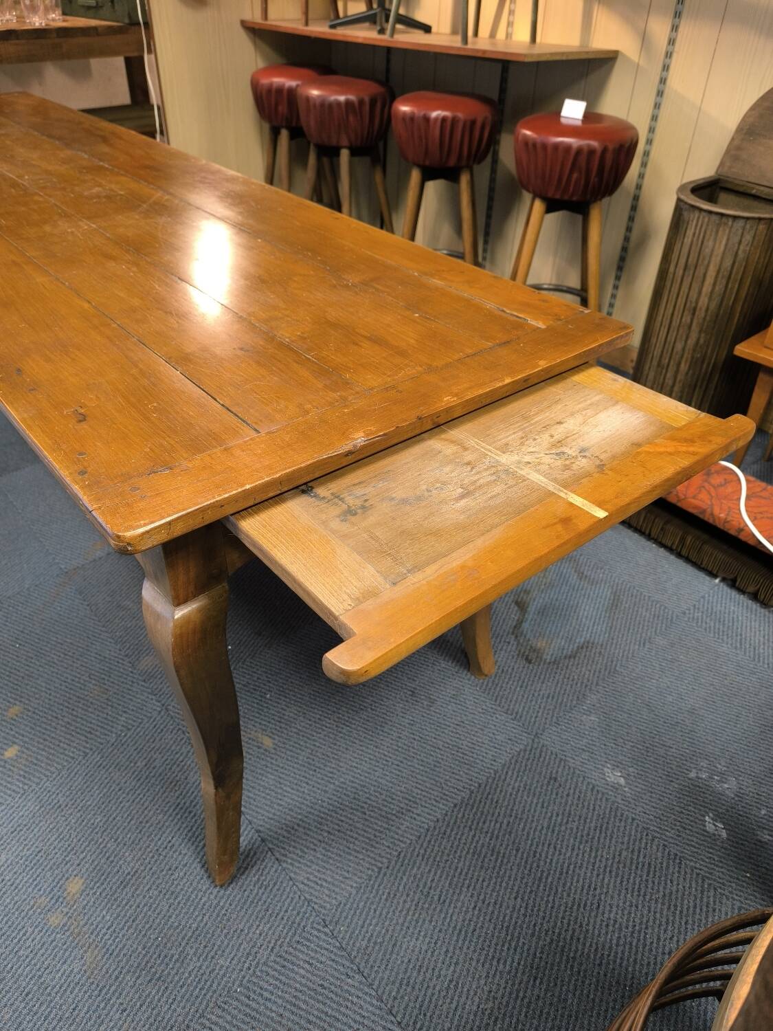 Large convent table circa 1900