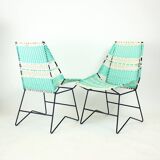 Ensemble de sièges d'extérieur du milieu du siècle, Tchécoslovaquie, années 1960