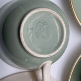 Service à thé et café Villeroy et Boch en porcelaine vert d’eau