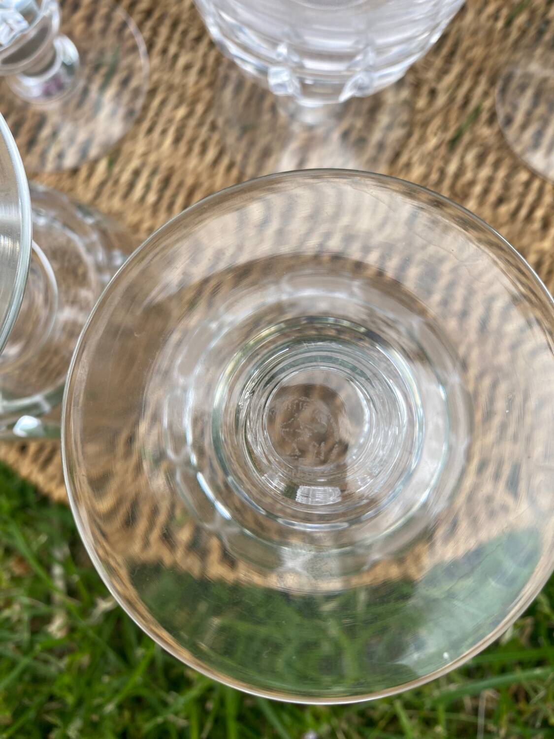 6 Portieux crystal glasses