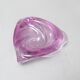 Pink glass vide poche Val St Lambert 1960s