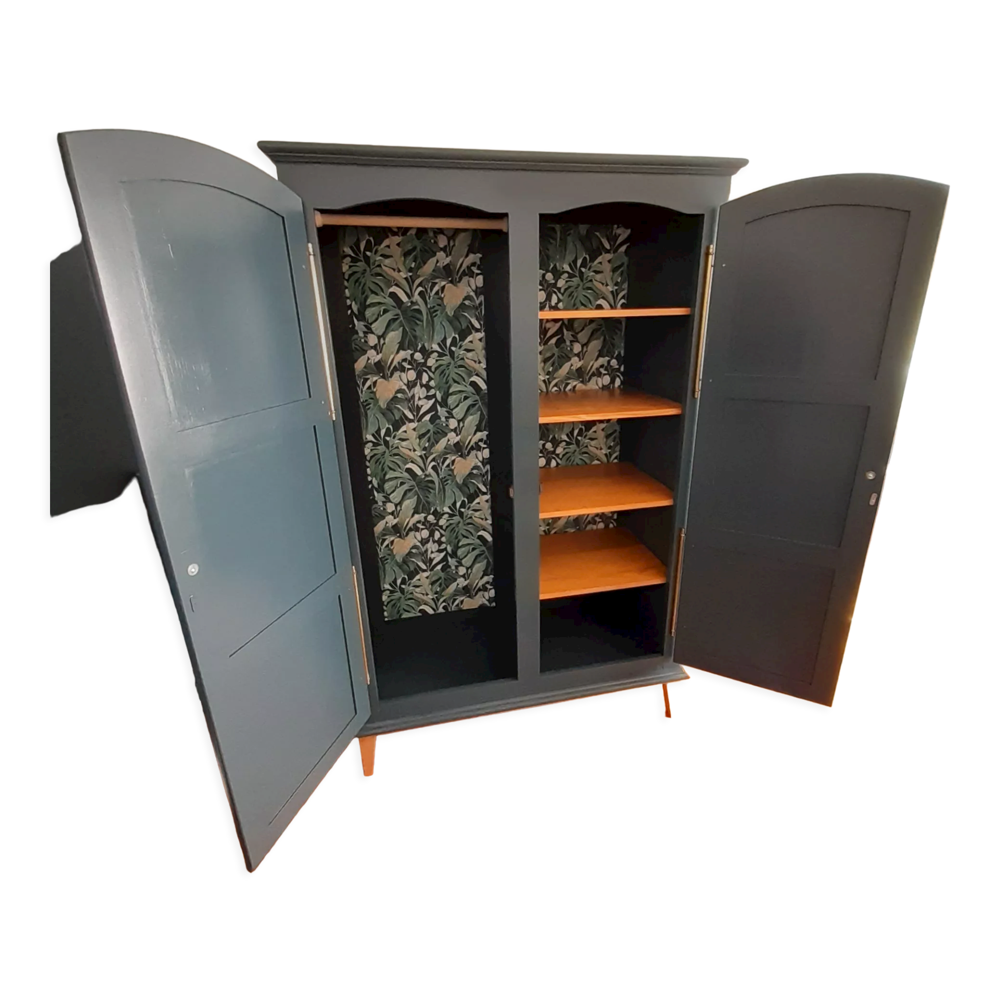 Scandinavian wardrobe wardrobe ganne blue