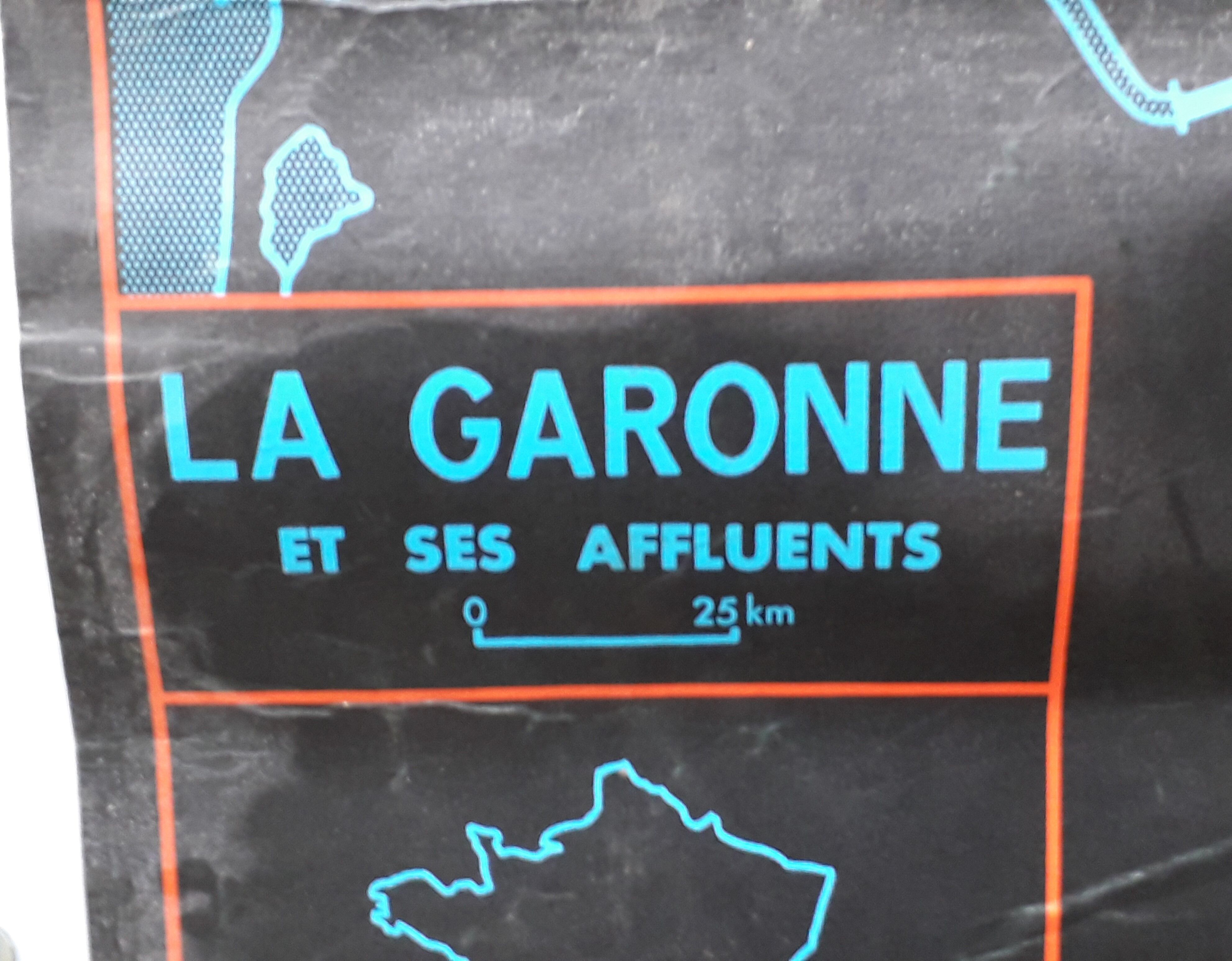 school poster mdi 1964 the garonne / the loire