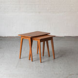 Set of nesting tables in teak, Dutch design, 1960’s