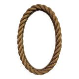 Oval rope mirror